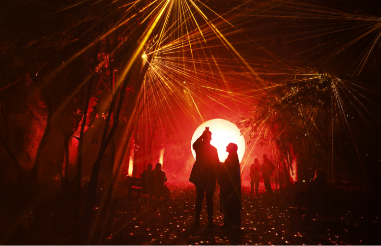 Eventos privados - Light Cycles Santiago: Un espectáculo de luz en la naturaleza